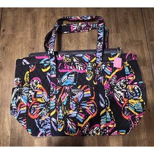 Vera Bradley Get Carried Away Tote Butterfly Flutter New With Tags